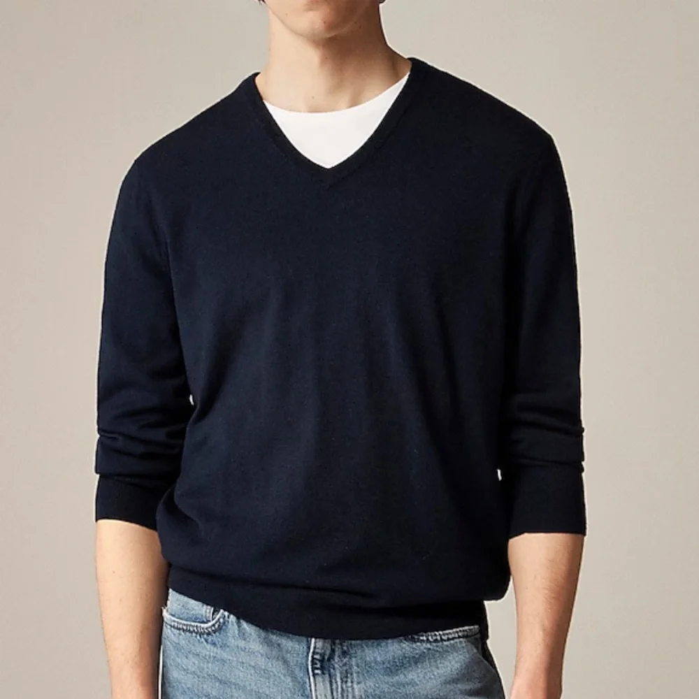 J. Crew Merino Wool V-Neck Sweater